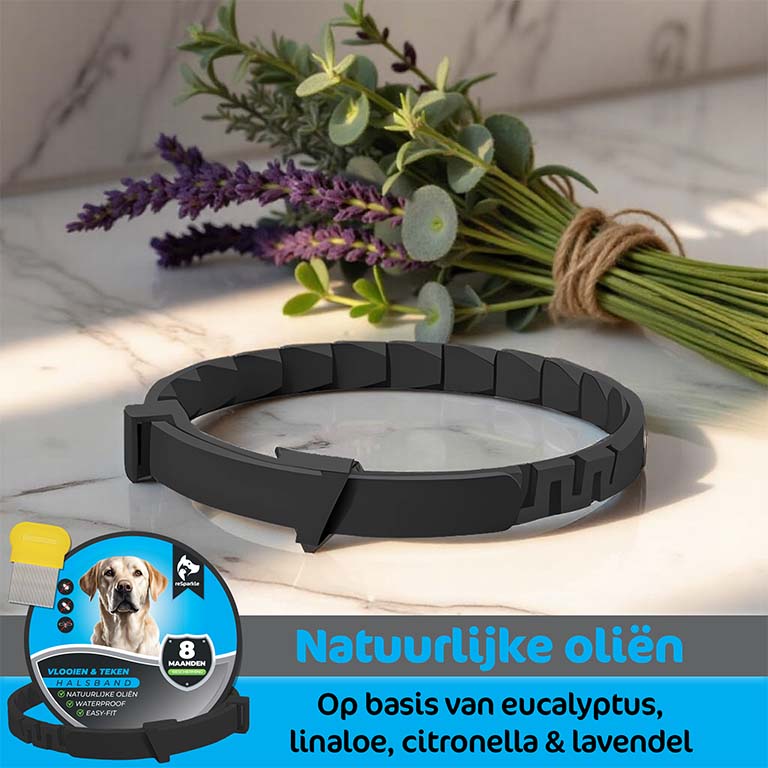 Vlooienband Hond incl Vlooienkam & eBook - Afbeelding 2
